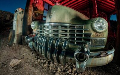 Light painting a Nelson Ghost Town car in four steps