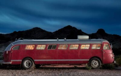 Light Painting 101: Imagination, light and a vintage red bus