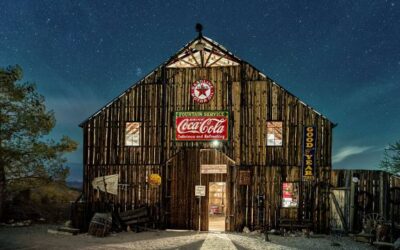 Light painting 101: A barn glowing from within