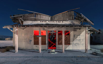 Behind-The-Scenes: Light Painting a Desert Ghost Town at Night